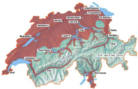 Verbreitung des Borreliose-Bakteriums in der Schweiz.