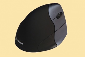 Ergonomische Mäuse schonen Zeigefinger und Handgelenk.