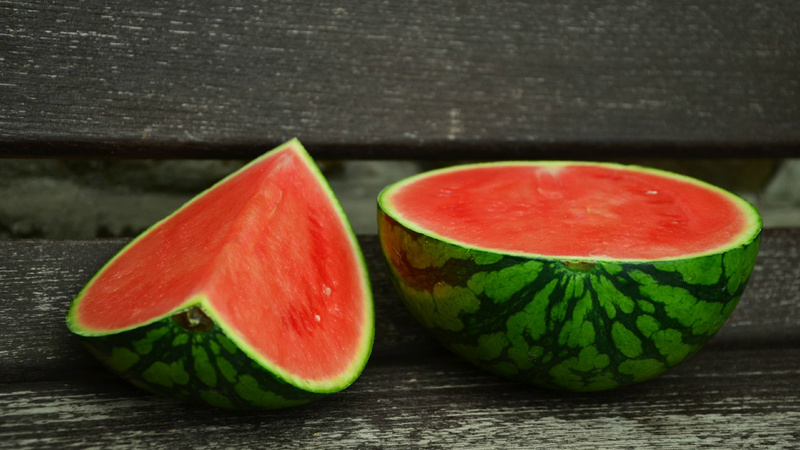 Des morceaux de pastèque