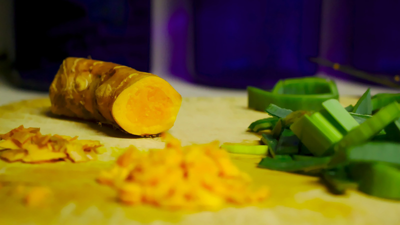 De la racine de curcuma